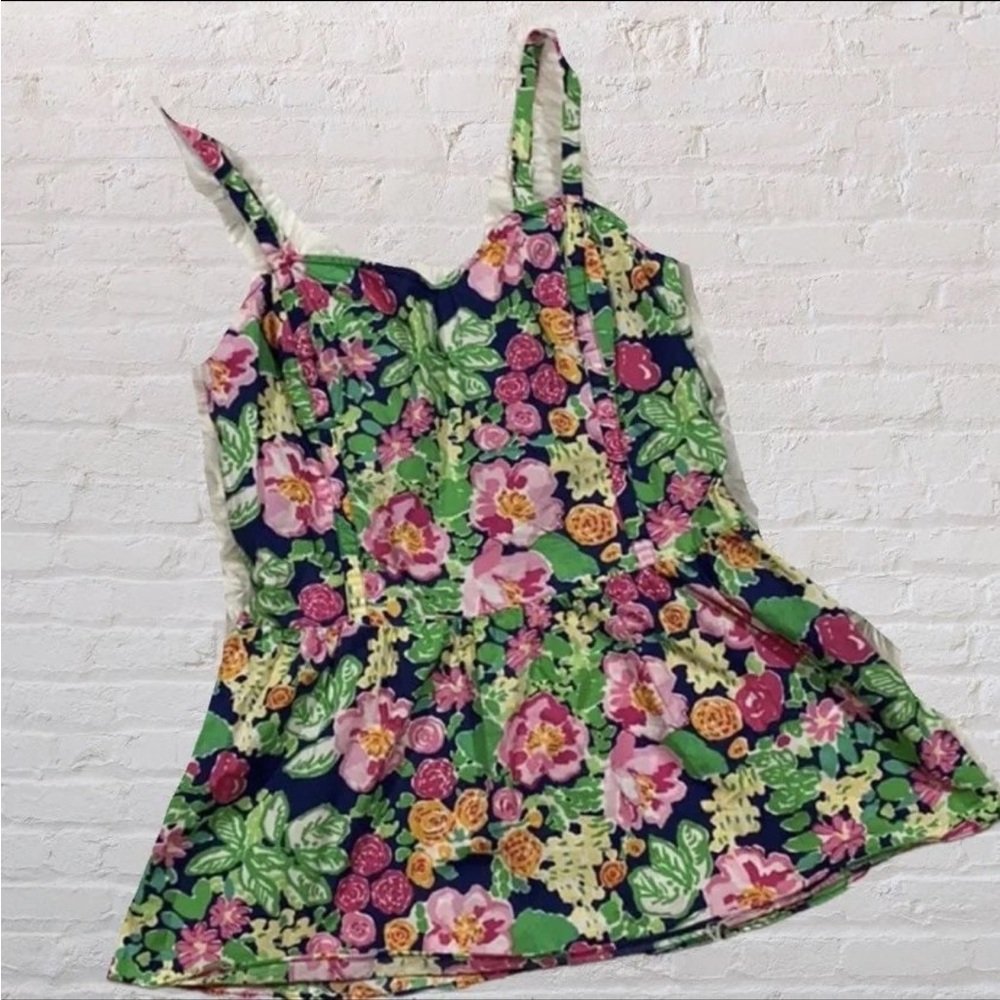 Lilly Pulitzer Gardenia Peplum top sz.4 - Picture 4 of 12